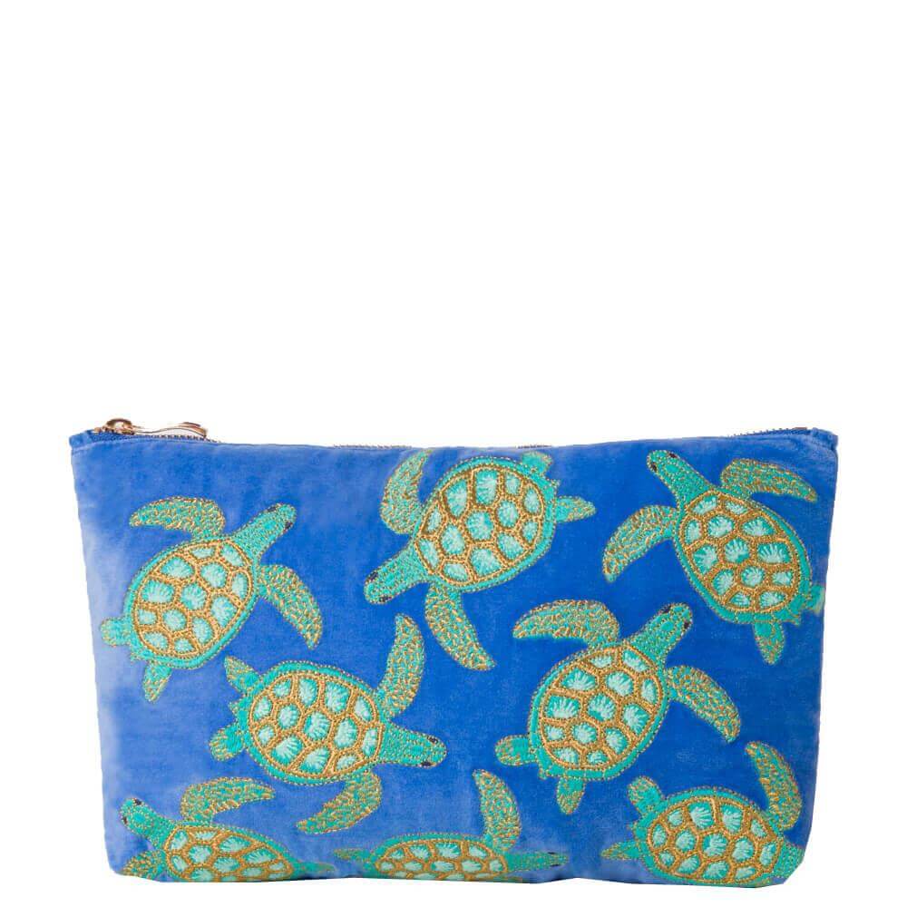 Elizabeth Scarlett Caribbean Blue Turtle Everyday Pouch